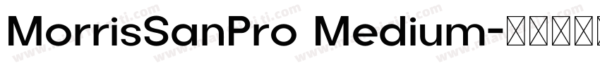MorrisSanPro Medium字体转换